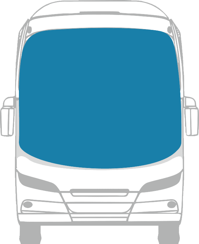 Стекло лобовое панорамное для Scania Omniexpress